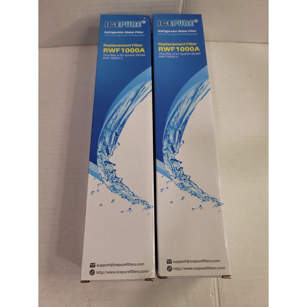 Icepure Refrigerator water filter RWF 1000A lot of 2 NEW